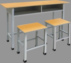 厂家直销 批发 泉州 洛阳 西安 学生多层板课桌椅 双人课桌校具
