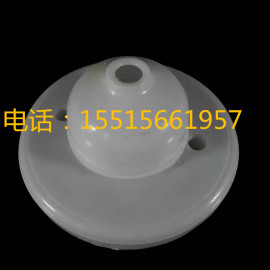 济南荧光灯配件吊线盒 日光灯塑胶吊线盒双管带罩 烟台吊线吸顶盒