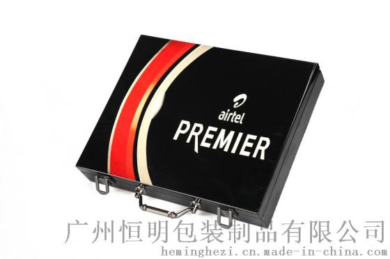 广州恒明包装黑色钢琴漆亮光盒子