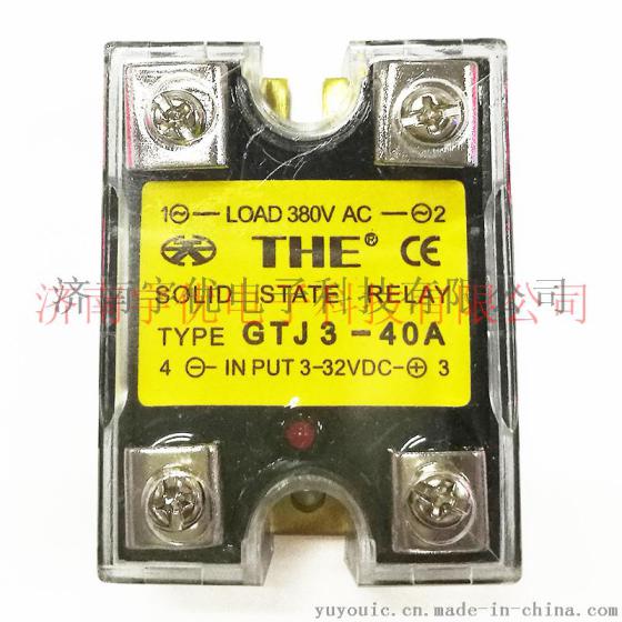 THE无锡天豪GTJ3-40A  单相交流固态继电器 原装正品40A