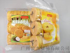 印尼进口TUNGGAL海绵酥脆饼干椰子味原味