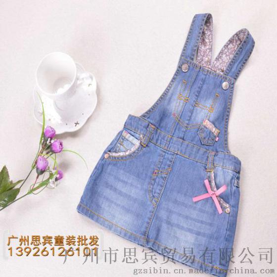 巴布兔 品牌童装 潮流连衣裙 尾货折扣批发