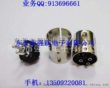 中4P公头，中DIN3PIN两粗一细，MINIDIN端子