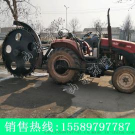 实用耐用型圆盘式开沟机马路盘式开沟机盐碱地开沟机