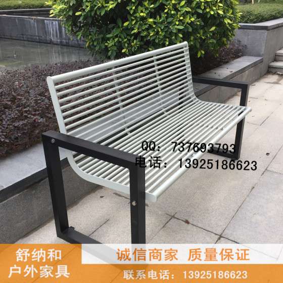 高档小区户外铸铝公园椅 铁艺公园椅结实耐用