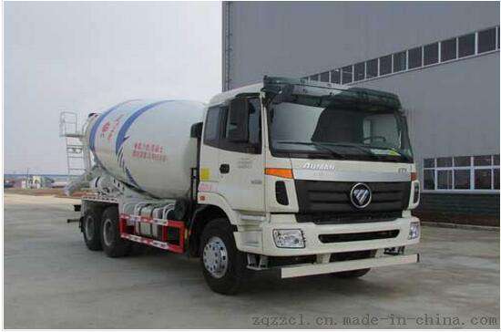 混凝土搅拌运输车  后八轮8-14方混凝土搅拌运输车  北汽福田国五后八轮8-14方混凝土搅拌运输车
