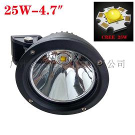 LED摩托车前大灯 25W单颗CREE高亮射灯 汽车改装强光LED工作灯