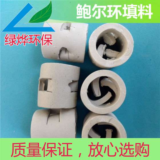 50mm陶瓷鲍尔环填料/化工酸雾塔填料/通量大
