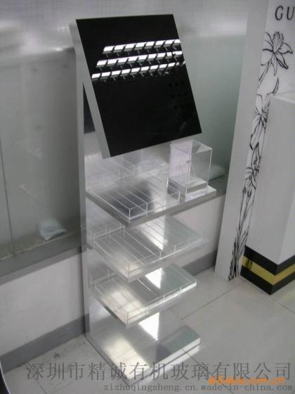 深圳化妆品展架 亚克力展架 有机玻璃展架 深圳亚克力加工厂