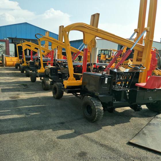 护栏打桩机 高速公路护栏钻孔机彤昭机械