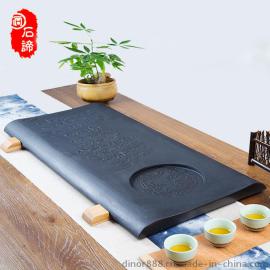 石谛乌金石茶盘 SD-B005（大浪淘沙）