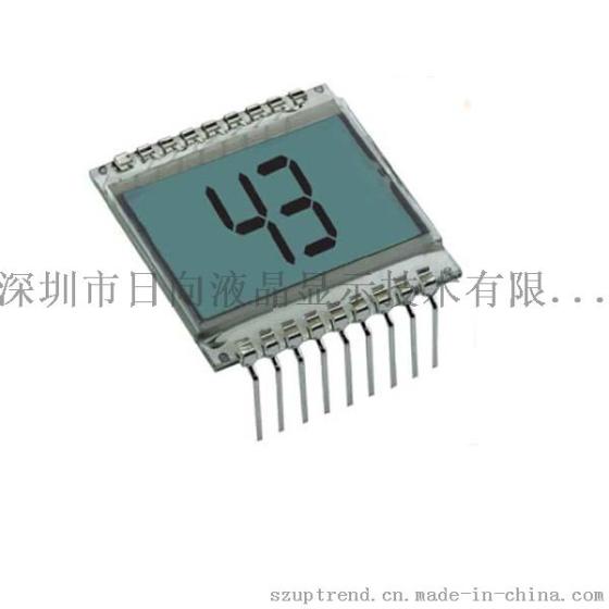 2个8字TN/HTN/STN/FSTN型笔段LCD液晶显示屏