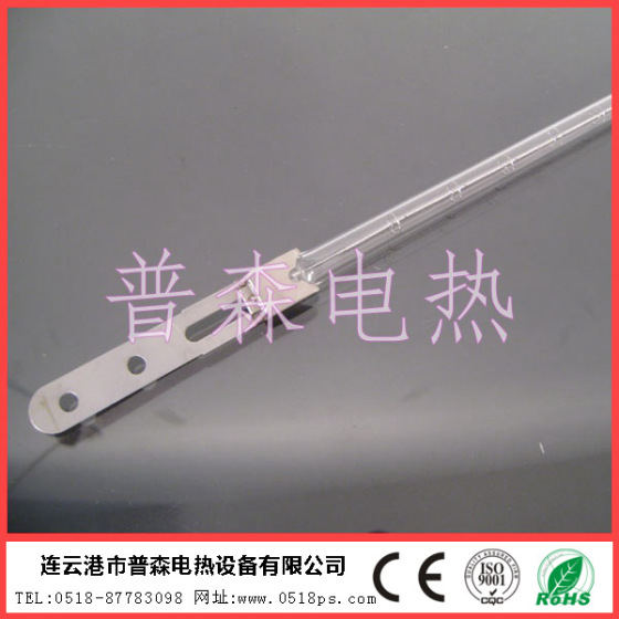 铁片头石英玻璃加热管主要用在吸塑机上