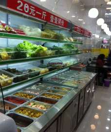 串串香串串菜点菜柜，砂锅麻辣烫冷藏展示柜