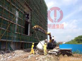 高空设备吊装 - 罐体-佛山明通高空吊装