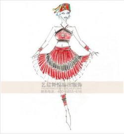 2017艺晨舞悦古典舞蹈服装设计女舞台演出服装古典舞蹈服装设计