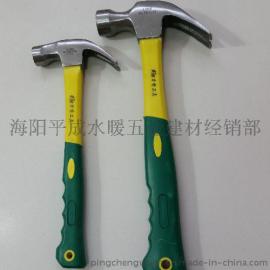 正品力世羊角木工锤子铁锤手锤榔头钉锤铁锤子家用纤维柄起钉锤