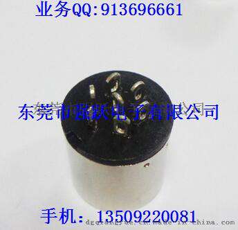 大DIN8PIN母座，8PIN大DIN连接器，戴地线端子