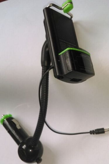 【专利产品】带显示电压电流FM车载手机支架车载充电器车载MP3