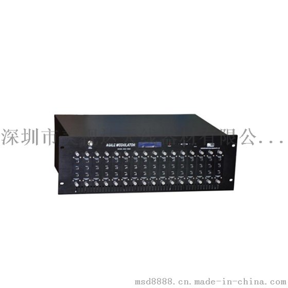 出口十六路邻频调制器全捷变多制式混合放大拔插通用模块