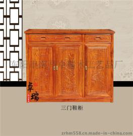 花梨木红木鞋柜，玄关柜中式实木餐边柜