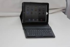 ipad2 3三折分体式键盘皮套（剪刀脚键盘）