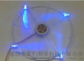 18020支架LED透明直流散热风扇