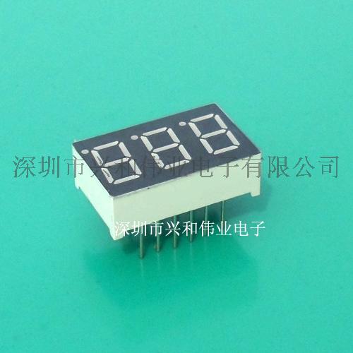 3位数码管 热销现货0.36英寸三位LED数码管 数码屏厂家