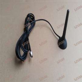 GSM车载吸盘天线 GPRS外置全向天线 户外便携全铜增益天线2g3g4g