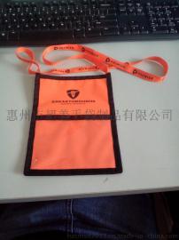 惠州工厂专业定做420D牛津布卡套 防水展会用证件卡套 可印LOGO