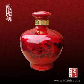 陶瓷艺术酒瓶、青花酒瓶、红酒瓶、陶瓷香水瓶、麦杆画陶瓷酒瓶