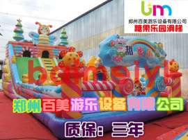 百美新款儿童充气滑梯跳跳床不断上新！！