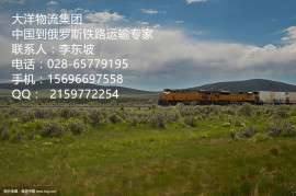 铁运中国广州到俄罗斯普里达恰597104散货拼箱|整柜
