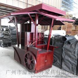 售货车系列-实木简约售货车 HC16-025