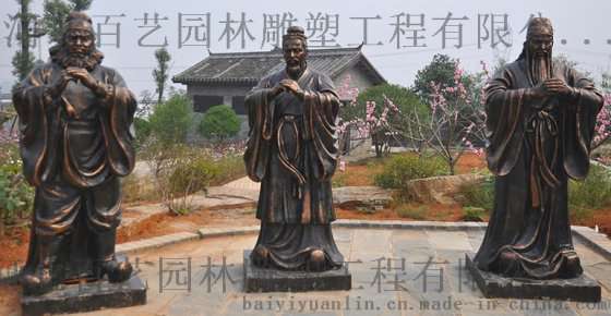 刘备雕塑 张飞雕像 赵云雕塑 关羽雕像 刘关张雕塑 人物雕塑 玻璃钢人物铜雕 西方人物雕塑 诸葛亮雕像订做