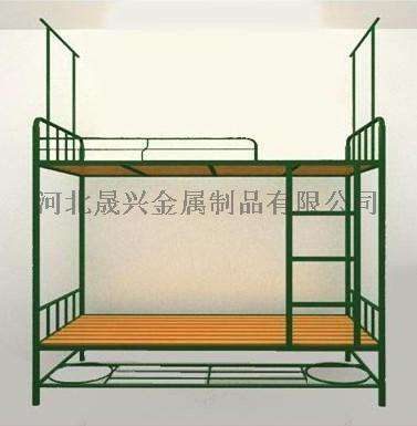 军用上下铺双层铁架床学生公寓床员工宿舍双人铁床 河北厂家批发