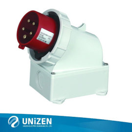 3/4/5位明装插头插座 IP44户外防尘连接器 工业插头插座 上海厂家