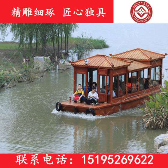北京顺兴木船厂画舫船出售优质服务