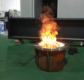户外宝鼎伏羲3D电壁炉篝火盆