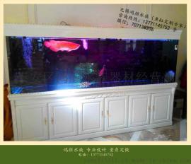 欧式水族箱 实木欧式鱼缸定做 高级龙鱼缸 大理石龙鱼缸定制公司