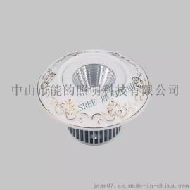 陶瓷7W射灯厂家直销家装别墅用