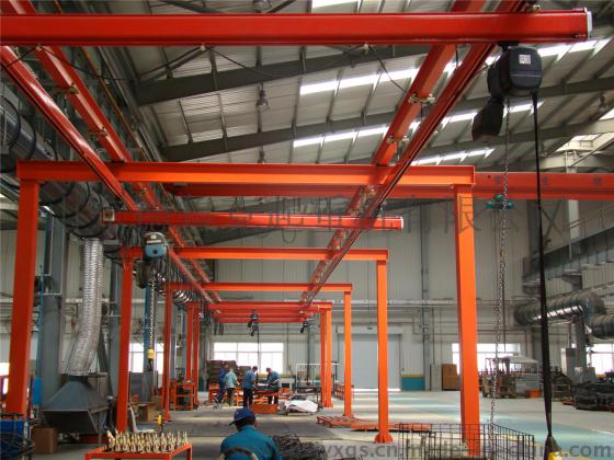 山东德鲁克厂家直销 金斗山牌 KBK型1.5t 柔性梁悬挂起重机