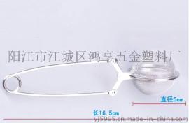 JX-30 5cm线材手柄钢丝网球形茶包 不锈钢茶漏 滤茶器 茶球茶包袋茶具