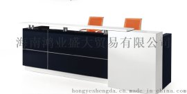 简洁办公家具前台接待台办公台办公桌