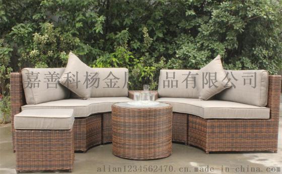 简约休闲藤椅七件套阳台桌椅茶几户外室内庭院仿藤椅子五件套组合