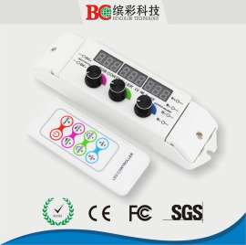 旋钮型RGB控制器 DC12-24V LED RGB控制器 37种变化模式RGB控制器