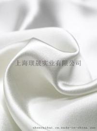 神彩慧数码印花面料真丝素绉缎PS-SB16