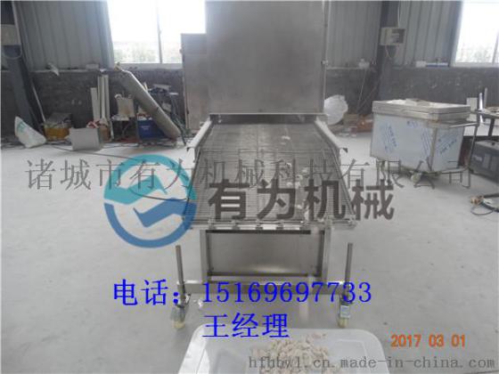 小型鸡排裹粉机 茄盒耦合上浆裹粉生产线 上粉均匀 产量高