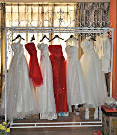 特价服装架 高档影楼婚纱展示架 婚纱店货架 落地旗袍礼服挂衣架