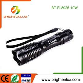 福朗厂家热销新款 10W cree大功率强光T6 800lm防水铝合金手电筒